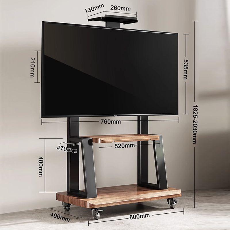 Floor-Standing TV Stand with Wheels for 55-120 Inch Screens