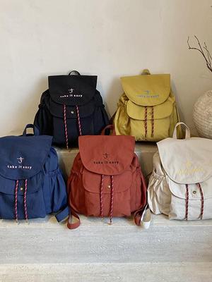 Korean Art Style Women's Lightweight Waterproof Backpack - 2025 Autumn Trend