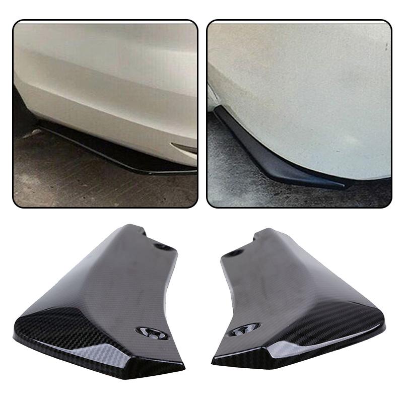 Universeller Auto-Heckstoßstangen-Spoilerlippen-Splitter-Haifischspoiler Kratzschutz-Schutzfolien-Winkel-Splitter-Dekorationszubehör