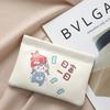 Neue automatische Schließung Mini Kosmetiktasche Weiches Pu-Leder Tragbare Lippenstifttaschen Cartoon Muster Make-up Tasche