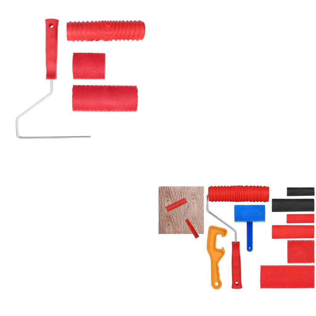 Multi Surfaces Pattern Paint Roller Professional Grade Coating Application Tool