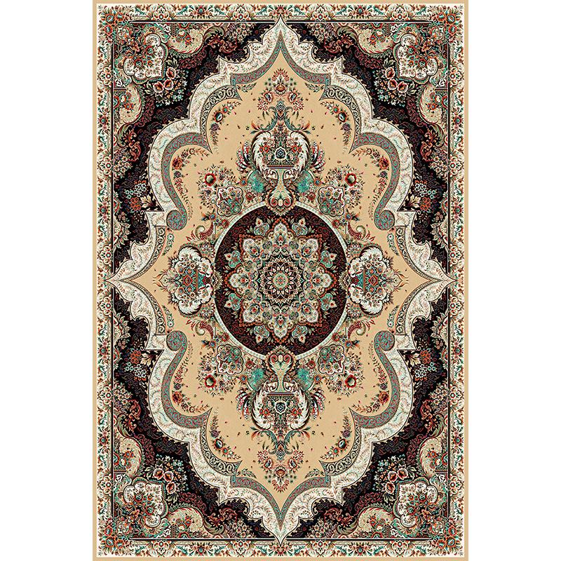 Vintage Persischer Ethnischer Kristall-Samt-Teppich für Wohnzimmer oder Schlafzimmer