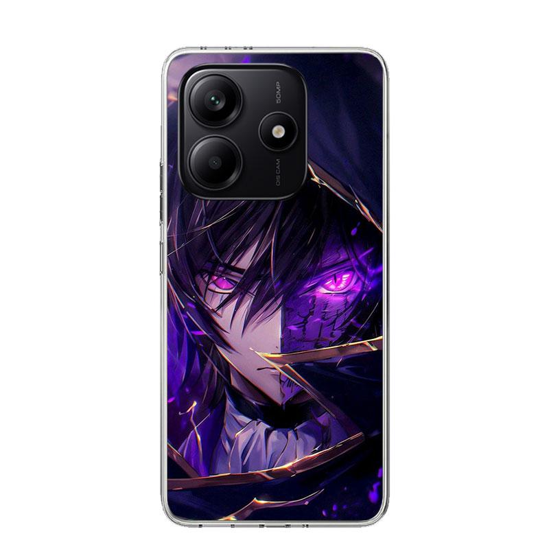 Code Geass Anime Phone Case For Xiaomi Redmi Note 15 14 13 12S 12 Pro Plus 11S 11E 11 11T 10S 10 Art Soft Pattern Cover Redmi No