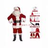 High-end Parent-child Santa Claus Grandpa Clothes Golden Velvet Festive Atmosphere Performance Clothes Split Set