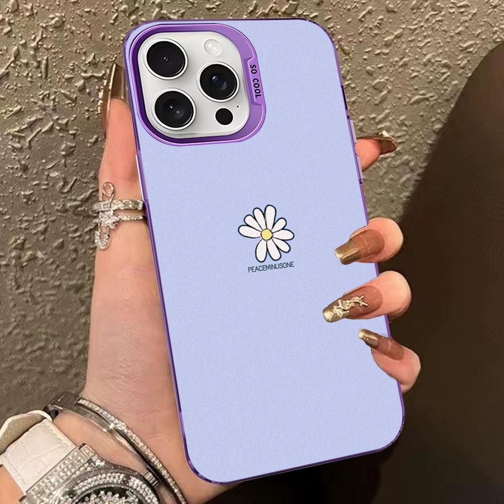 Lila Muster Hintergrund Handyhülle Für IPhone 16 15 14 13 12 11 Pro Max X XR XSMAX 8 7 Plus Matt Stoßfest Rückseite