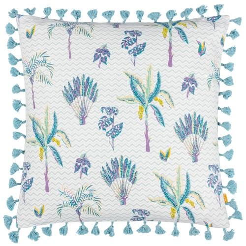 Furn Chamae Tassel Floral Cushion Cover