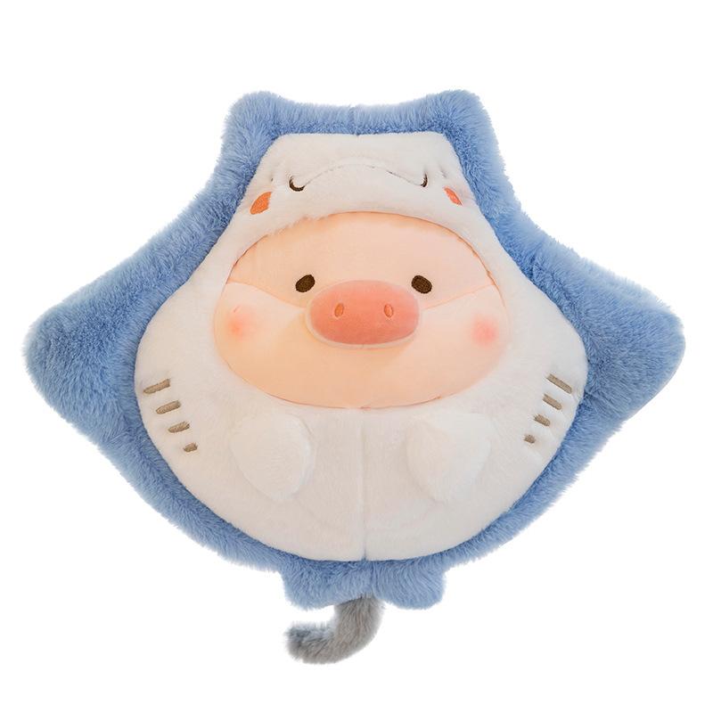 

Devil Fish Pig Plush Toy Cartoon Stuffed Animal Doll Room Decor Birthday Present 40CM/15.75in