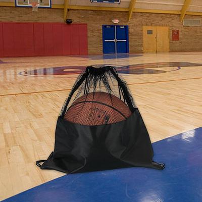 Half Mesh Bag Portable Football Storage Backpack Outdoor Multifunctional Volleyball Basketball B7P8