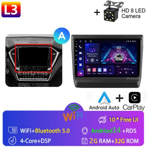 Car Radio Android 13 For lsuzu D-MAX 3 RG 2019 - 2025 GPS Navigation Auto Screen Stereo Multimedia Player No 2din BT DVD 5G Wifi