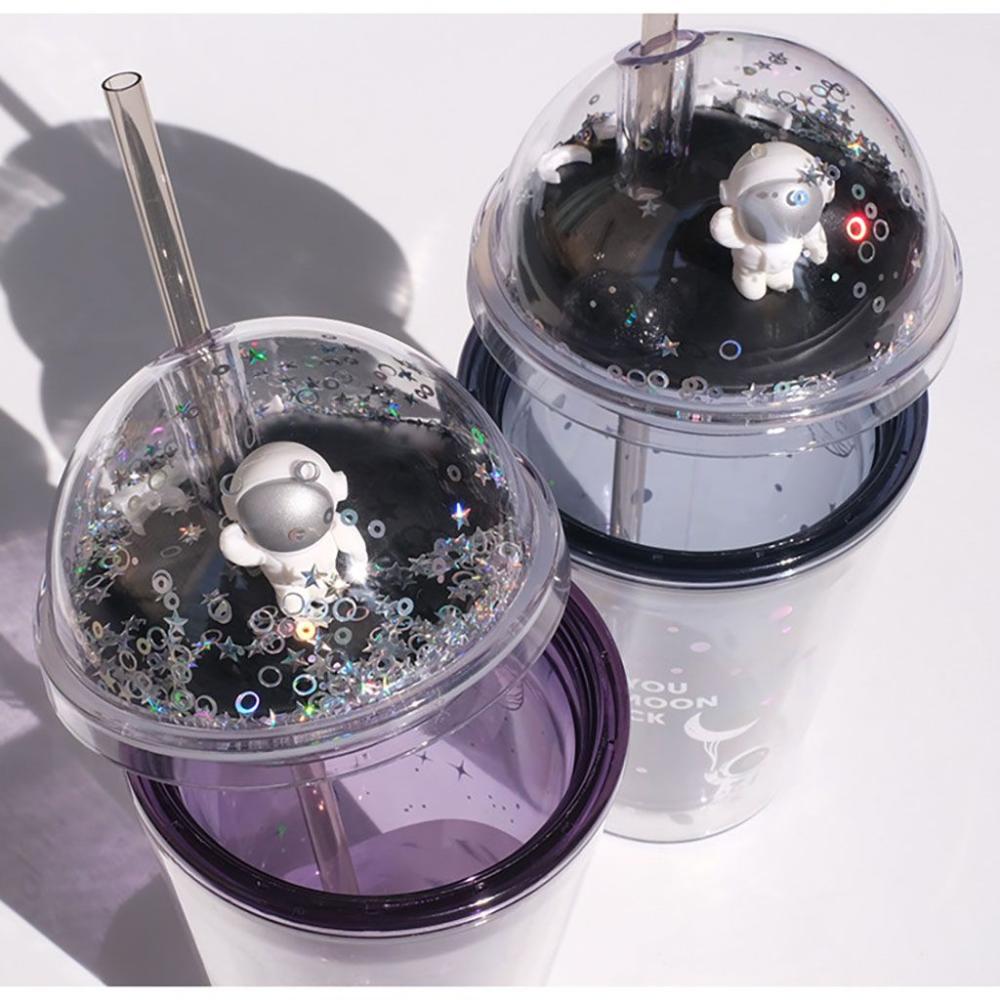 For Kids,Students,Staff Household Double Layer Straw Cup Water Bottle Drinkware Bottle Gifts