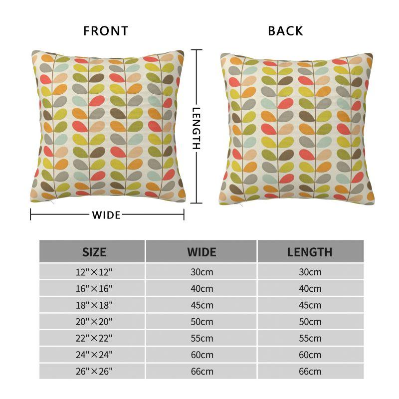 Custom Fashion Orla Kiely Cushion Covers 45X45Cm Velvet Scandinavian Flowers Multi Stem Throw Pillow For Sofa Square Pillowcase