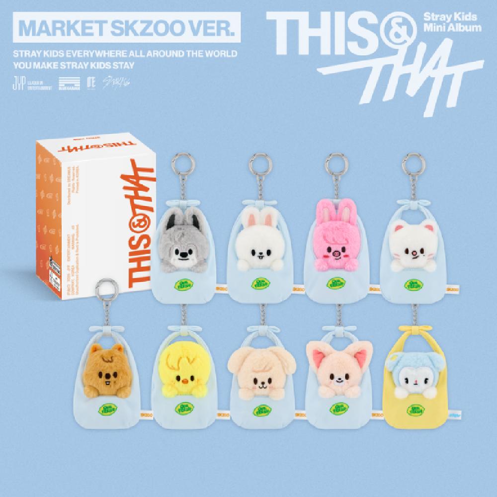 Предзаказ Stray Kids THIS & THAT Market версия SKZOO Wolf Chan white