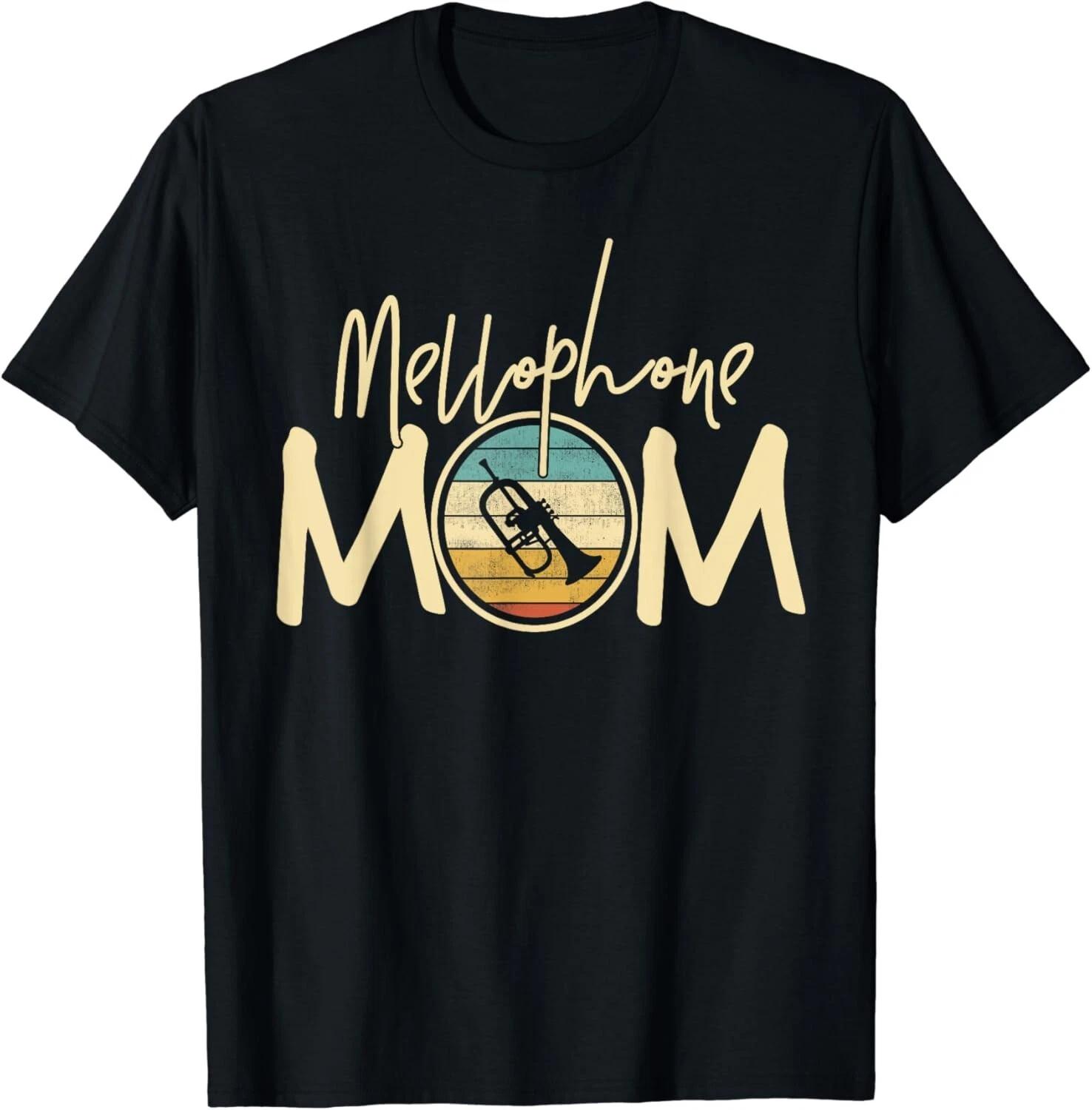 Mellophone Mom Lover - Funny Marching Band For Mother Gift Unisex T-Shirt S