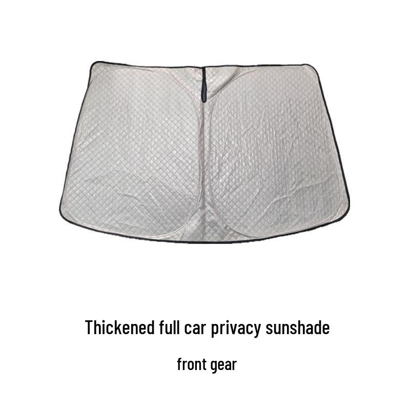 Tesla Model 3/Y Full Blackout Anti-Peeping Sunshade Curtains for Side Windows and Windshield