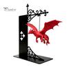 Fantasy Decor for Library Magical Floating Dragon Bookshelf Lamp, Warm LED Night Light, Atmospheric Reading Light Nook Decor, Unique Gift Lovers