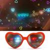 Same Style Heart-Shaped Light Effect Glasses ins Valentine's Day Gift Heart-Shaped Creative Glasses