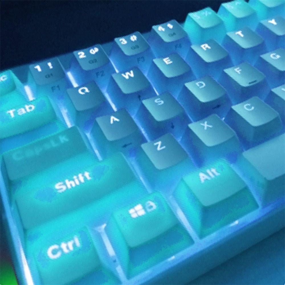 61/ 87 Mechanical Keyboard 104/108 Backlit Key Cap Blank Keycaps Mechanical Keycaps Keyboard Keycap