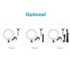 10.2 LED Ring Light 3200K-5500K Dimmable Desk Camera Lamp 3 Light Modes 10 Adjustable Brightness for Live Streaming Selfie Makeup YouTube Video Vlog