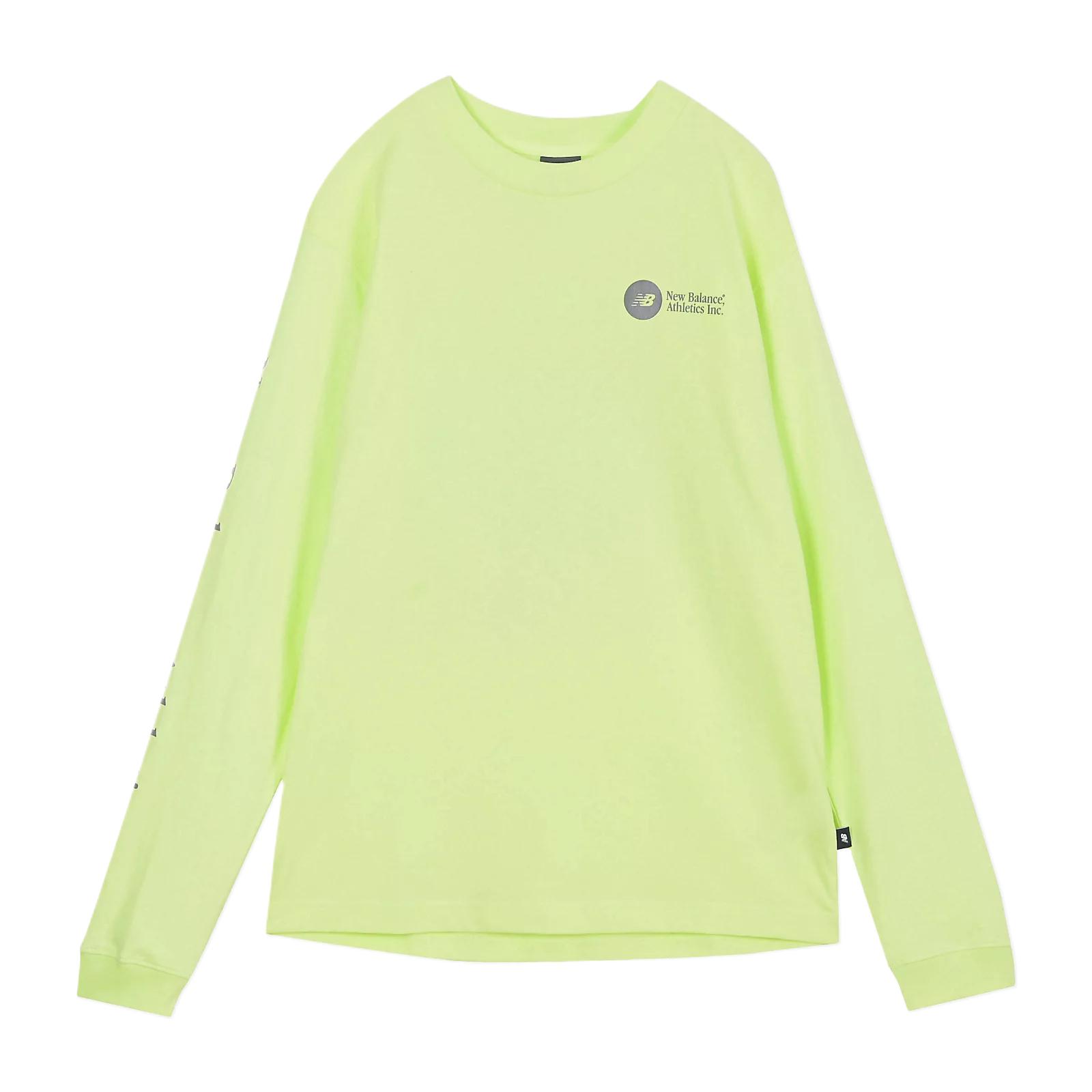 New Balance T Shirts Men s Afterglow Crew Neck Moderate MT61H4CY-AFG S