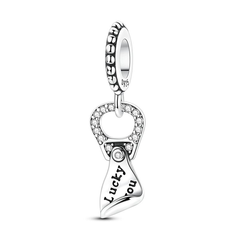 Original Charms Beads Copper Heart Bear Rose Six-Pointed Star Tree Of Life Charm Fit Bracelet Bangle Woman Man Jewelry Gift