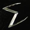 1Pair Chrome Front Head Light Eyebrow Cover Trim New For Cadillac XT5 2016-