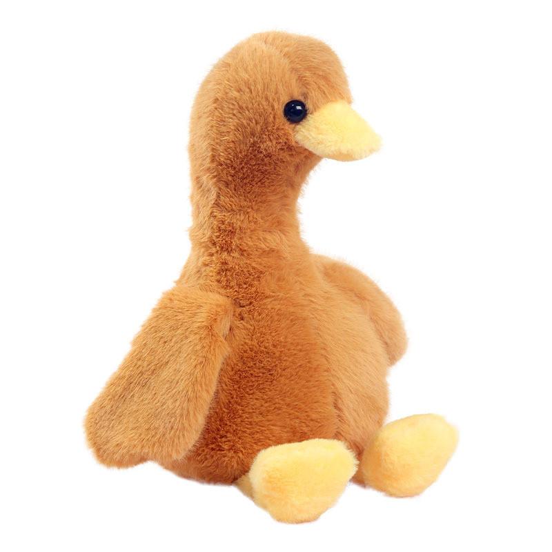 Cute White Duck Plush Toy With Pp Cotton Filling For Kids Gift And Bedroom Decor