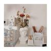Makeup Brush Storage Pen Holder David Statue Resin Medici Vase Desktop Organizer Home Decor Ornaments Creative Art Flower Pot
