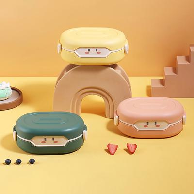 MeyJig Scatola Pranzo Ermetica Sana PP Scatola Bento Riscaldabile al Microonde Contenitore per Cibo Scatola per Insalata di Frutta