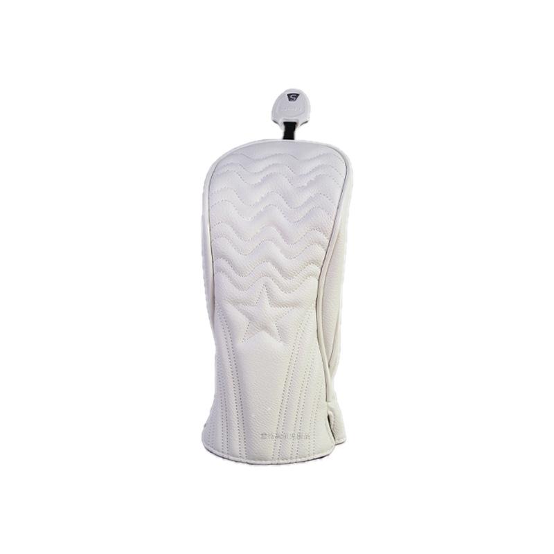 Wasserdichtes PU-Golfschlägerhauben-Set für Hölzer mit Sternenmuster (1/3/5/UT) - Erhältlich in 2 Farben.