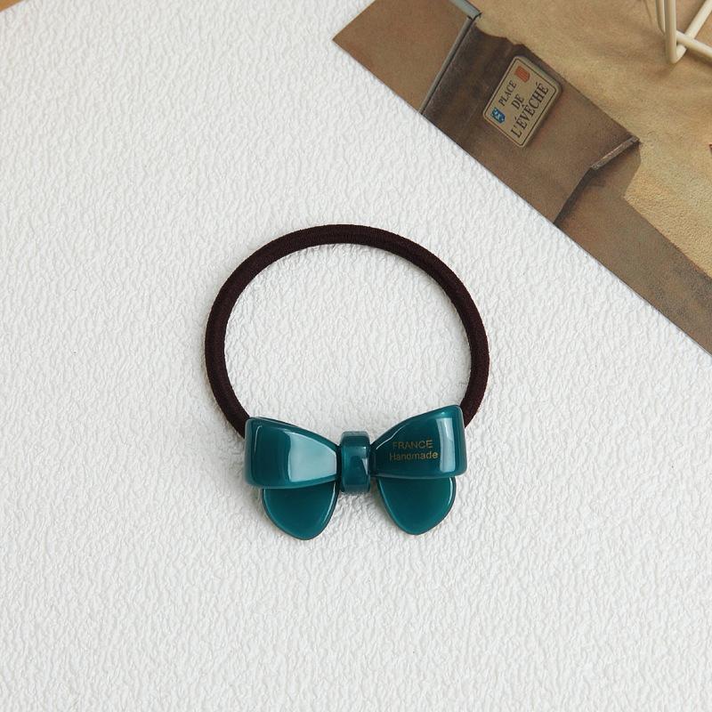 Gold Standard Acetic Acid Cute New Bow Hair Band Headband Hair Tie Rubber Band Elastic Durable Hair Rope Versatile