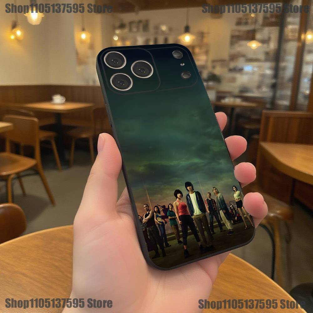 A-Alice In B-Borderland Phone Case For iPhone 17,16,15,14,13,12,11,Pro,XS,Max,XR,Plus,E,SE4,Mini Black Soft Cover