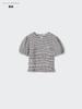 Shirred Volume Sleeve T-shirt