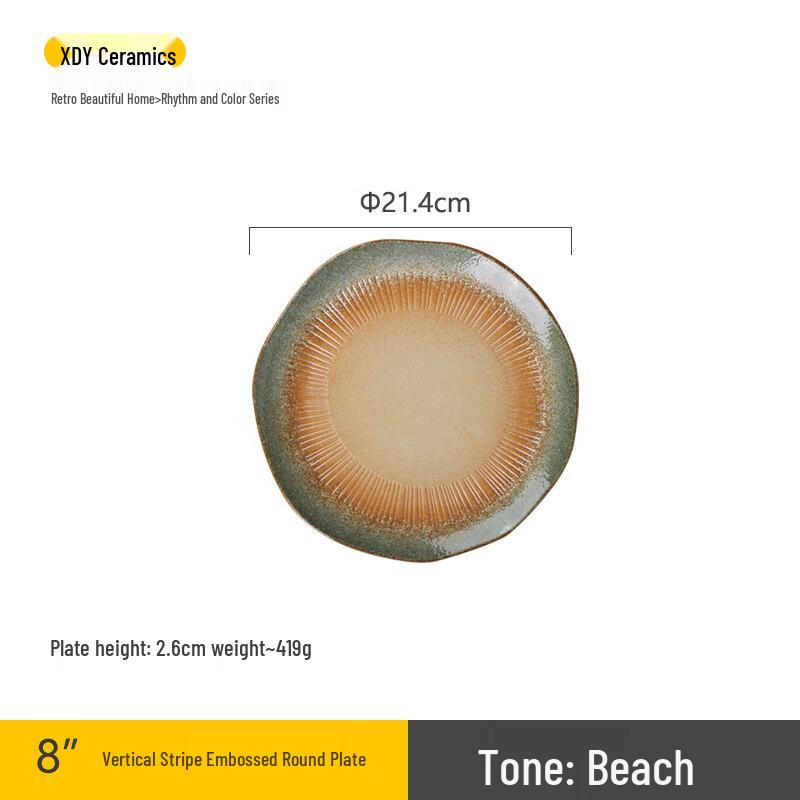 ZISIZ Ceramic Dinner Plate