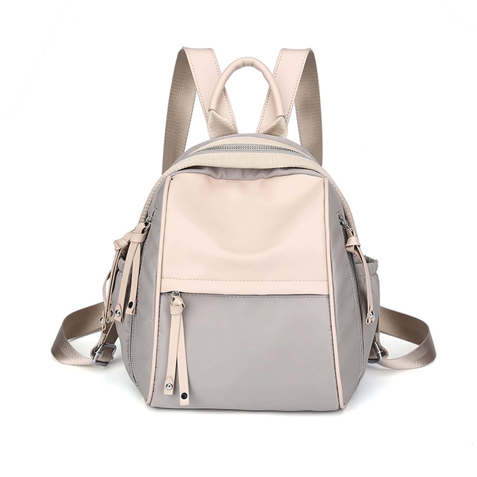 

SUNLUTO Women s Backpack, Cute and Stylish, Small, 10 Pockets, Large Capacity, Fits a 9.7-inch iPad, Mini Bag, Waterproof, Lightweight, Oxford + PU