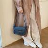 Vintage Denim Single Shoulder Bags for Women 2026 New Fashi Versatile Small Square Bag Casual Commuting Female Handbags