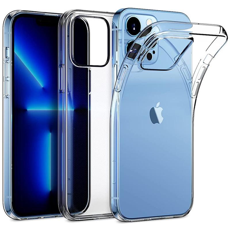 

Ультратонкий прозрачный мягкий силиконовый чехол для телефона для iPhone 13 14 Pro Max 12 Mini 11 XS XR X 8 7 6 6S Plus For IPhone 11 Pro