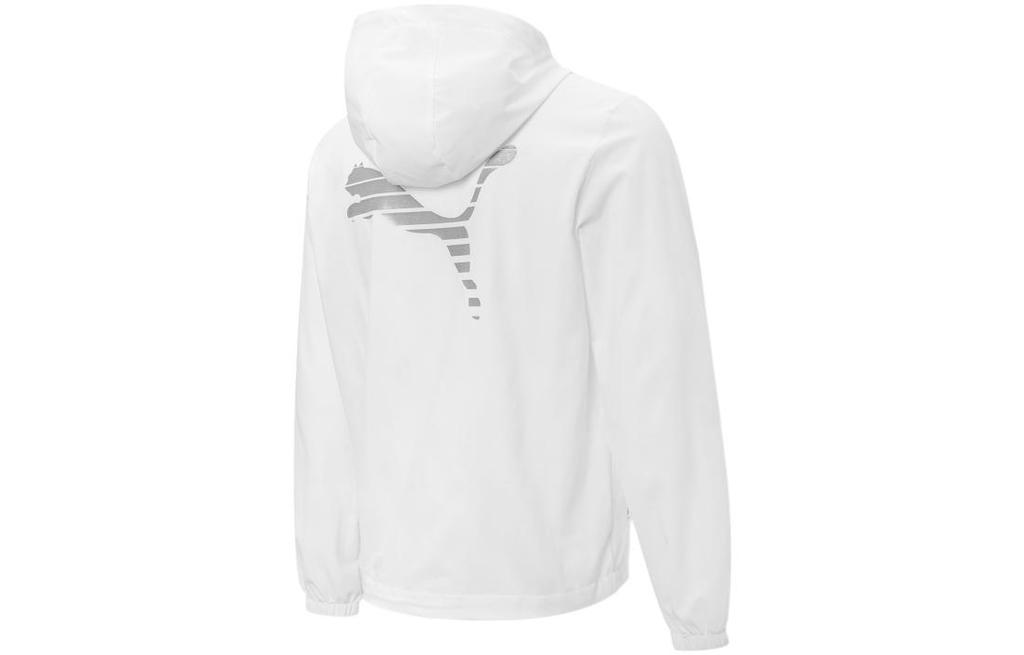 PUMA Jackets Unisex White Hooded Moderate Other 671924-02