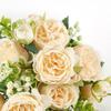 High Quality Big Head Artificial Peony Flowers Bud DIY Accessories Silk Rose Bouquet Peony Bouquet Photo Props