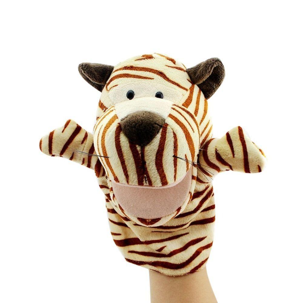 Cartoon Plushed Doll Soft Anime Doll Universal Hand Finger Puppet Narrate