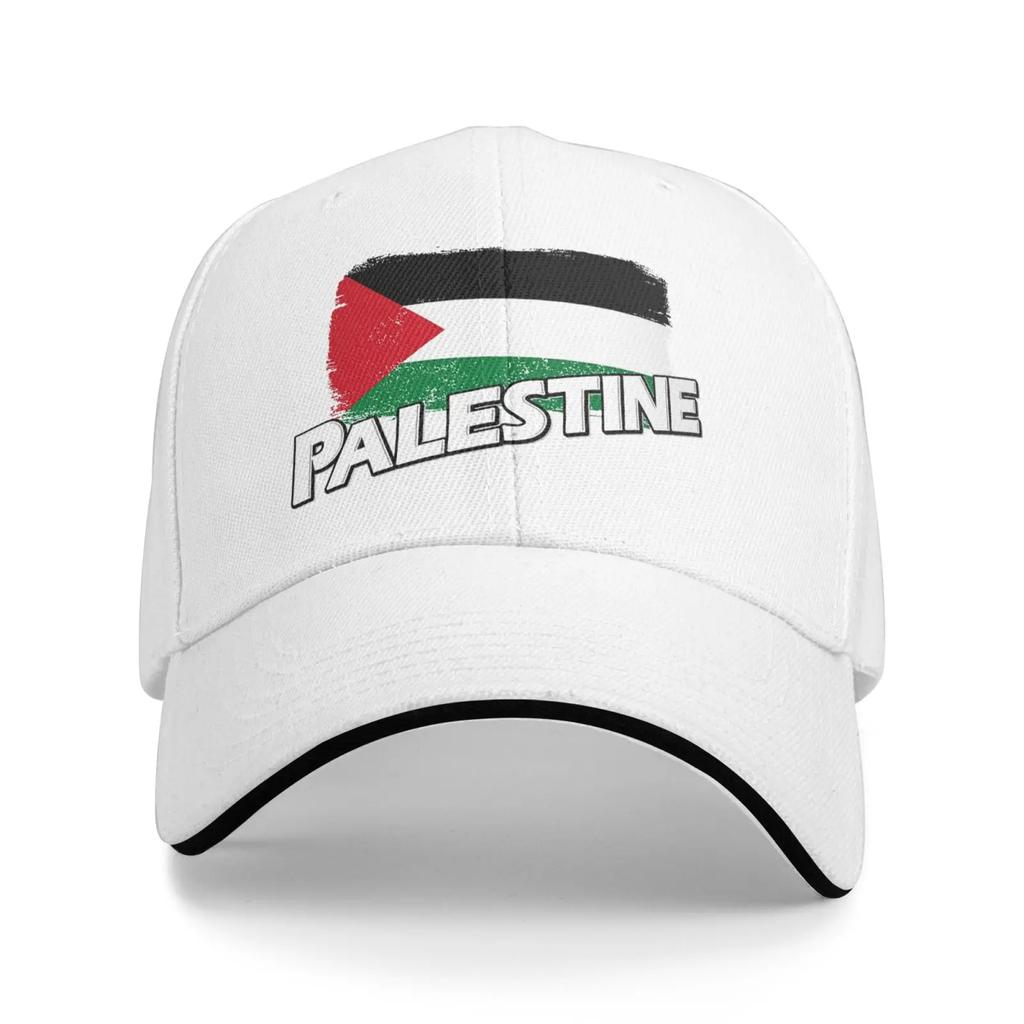 Palestine Flag Print Baseball Caps Unisex Adjustable Sandwich Hat Vintage Outdoor Summer Travel Sun Snapback Cap Outlet