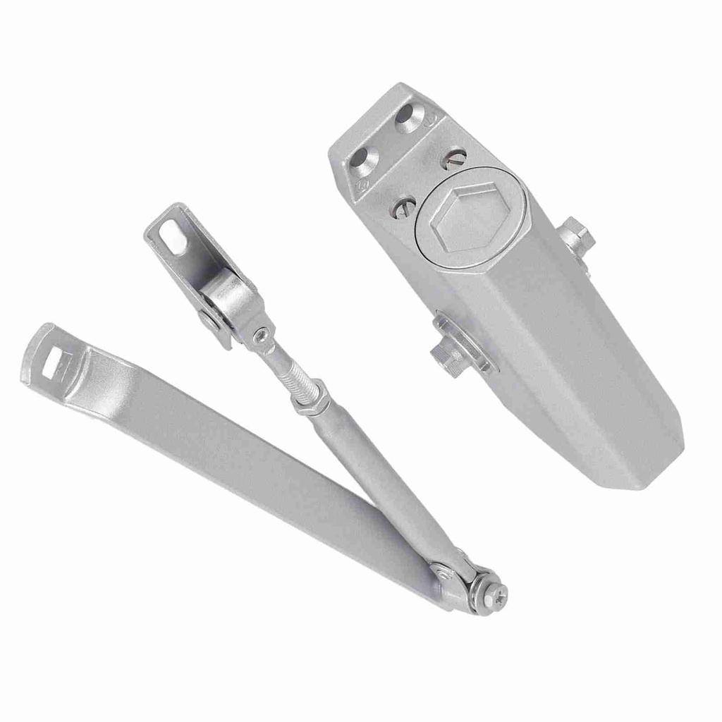 Einstellbarer hydraulischer zweistufiger Türschließer für einseitiges Öffnen