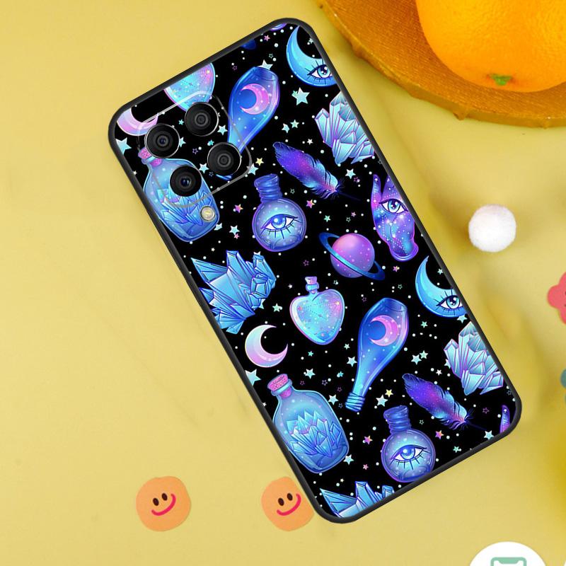 Occult Witchcraft Moon Gothic Witch For Samsung Galaxy M52 M32 M12 M55 M15 M13 M23 M33 M53 M34 M54 M31s M30s M20 M21 M51 Case