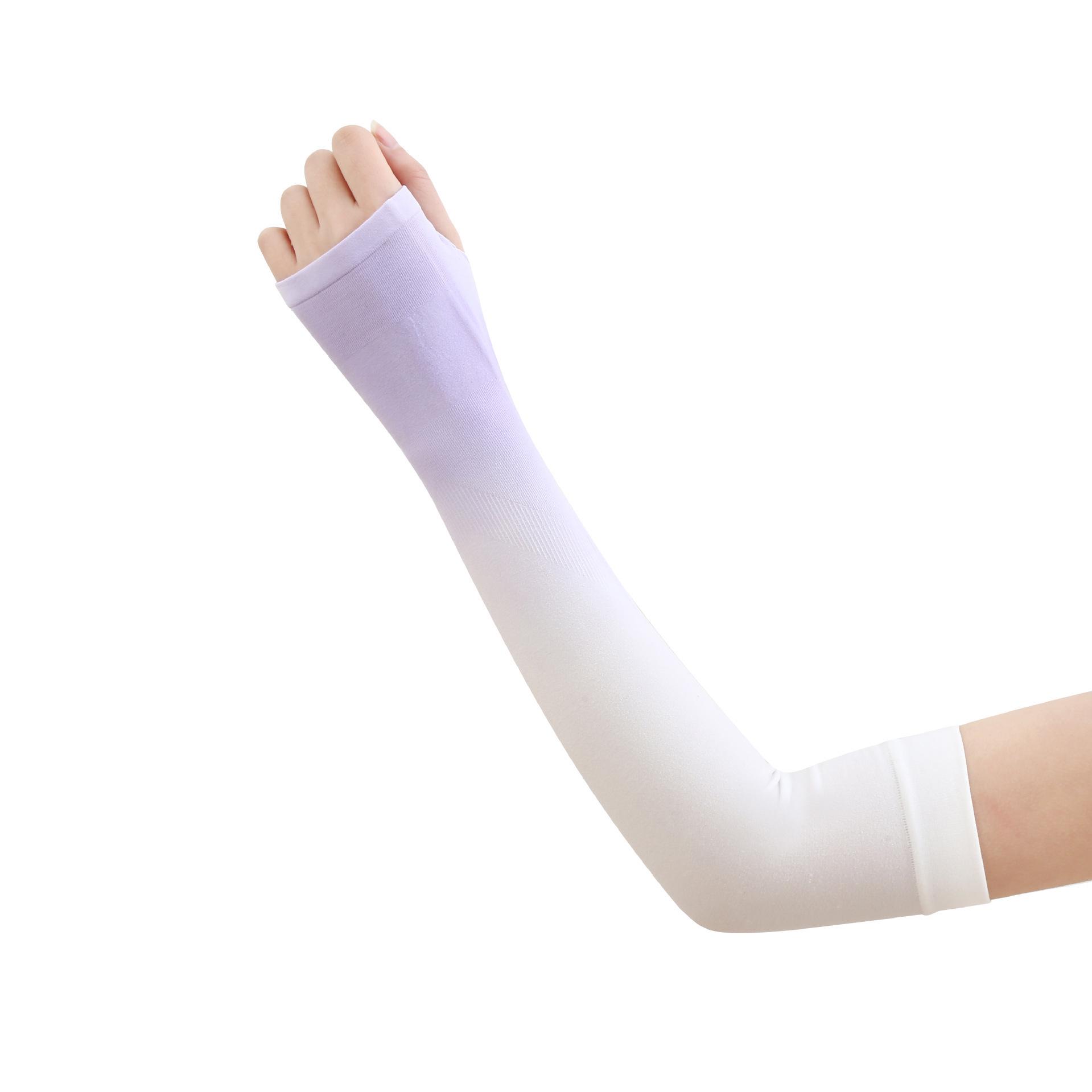 Gradient Color UV Protection Arm Sleeves for Women - Thin, Cooling, Driving & Cycling Sun Sleeves One Size