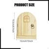 Wall Sticker, Modern Dustproof Wood Door Switch Cover for Home Cabin
