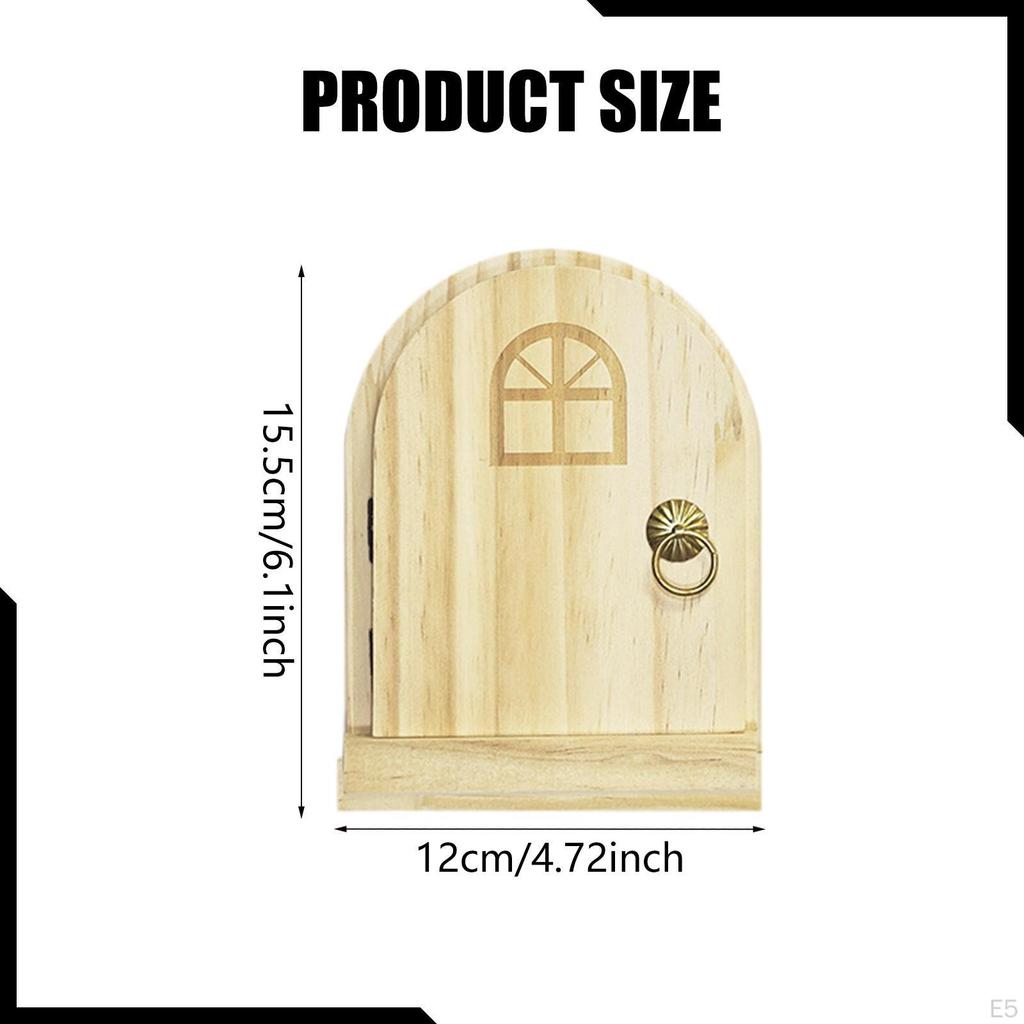 Wall Sticker, Modern Dustproof Wood Door Switch Cover for Home Cabin