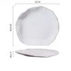 Ceramic Dinner Plate Shaped Tableware Soup Basin Pasta Steak Plate Household Sushi Dishes Salad Bowls Snack Dessert Pastry Trays