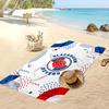 Blackburn Rovers Fußball Print Strandtuch, Großes Weiches Schnelltrocknendes Handtuch für Strand Camping Schwimmen