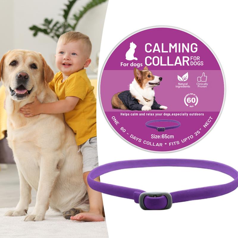 Calming Collar For Dogs Adjustable Pheromone Cat Calming Collar Adjustable Calm Diffuser Lasts 60 Days Pet Supplies For Small