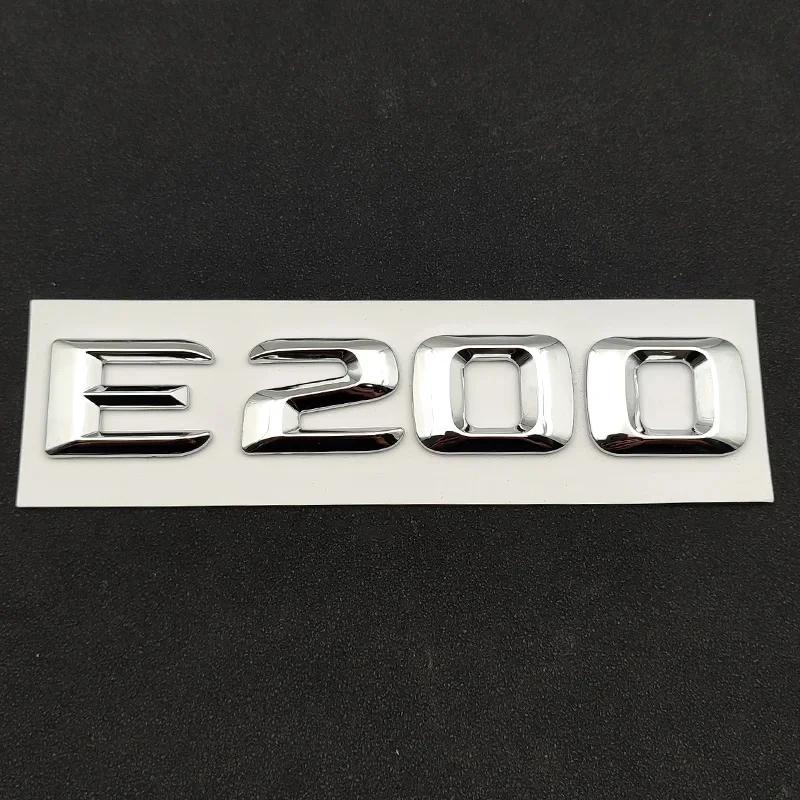 

3D ABS Хром E200 E220 E300 E320 E350 W213 W212 W211 Буквы Шильдик Значок Логотип Наклейки на Багажник Аксессуары