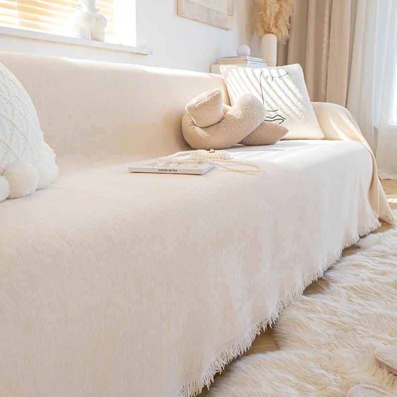 Blanket for Live Room Couch Cover Armchair Warm Soft Sofa Cover Slipcover Fleece Sofa Towel